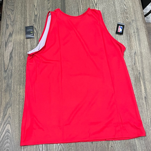 NWT Nike NBA Team Player Issue Basketball Jersey Vest Reversible Red 2XLT - Picture 7 of 7